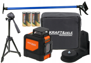 Krížový laser - Krížový laser 360 ° + statív + pól