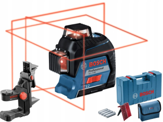 Krížový laser - PLOCHÝ LASER BOSCH GLL 3-80 + DRŽIAK BM1