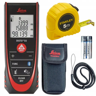 Diaľkomer - LEICA DISTO D2 BLUETOOTH laserový rozsah + opatrenie