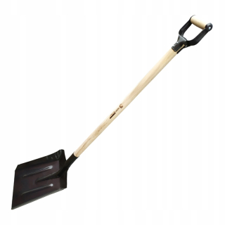 Lopata - Lopata z kovového uhlíka, Drevená šachta, VEĽKOSŤ. 4