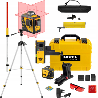 Krížový laser - Cross Laser Nivel System CL3D Full Set