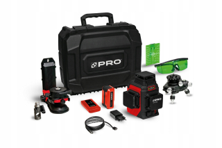 Krížový čiarový laser Pro AQ3DG 30 m