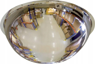 Dopravné zrkadlo - Guľovité kupolové zrkadlo 360 stupňov pologule 100 cm