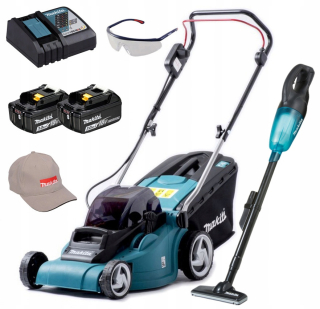 Kosačka elektrická - Kosačka MAKITA DLM380 2x AKU 3AH 38CM + VYSÁVAČ