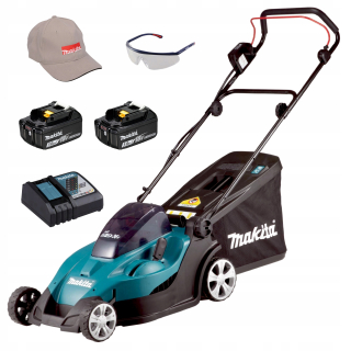 Kosačka elektrická - KOSAČKA MAKITA DLM431 2x AKU 3AH NAKLADAČ 43CM