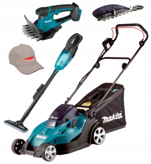 Kosačka elektrická - KOSAČKA MAKITA DLM431Z 2x 18V + Vákuové rezačky