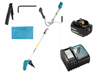 Krovinorez -  MAKITA DUR191UZX3 - Vyžínač + DC18RC + BL1850B