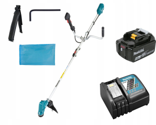 Krovinorez -  MAKITA DUR191UZX3 - Vyžínač + DC18RC + BL1860B