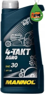 Olej do kosačky - Olej 1,4 l štvortaktnej lopatky traktora