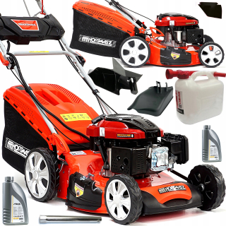 Kosačka benzínová - VÝKONNÁ HORTMASZ 6,5 HP benzínová kosačka na trávu + ŠTARTÉR