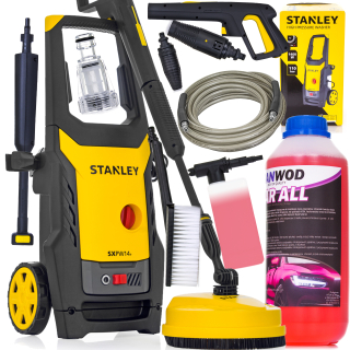 Tlaková umývačka - Silná tlaková umývačka Stanley 1400W Turbo Set