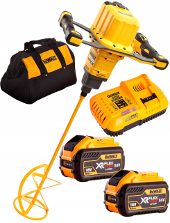 Akumulátorový mixér bez kefiek 54 V Flex Volt 2 × 9Ah fi 160mm DeWALT DCD240X2 taška