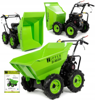 Mini sklápač s pohonom kolies 4x4 s pohonom 6,5 HP