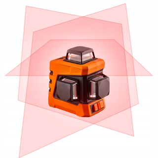 Krížový laser - NEO LAVE LASER 3X360 15M ČERVENÁ 75-103