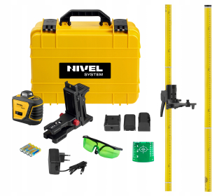 Nivelak - NIVEL SYSTEM CL2D-G CROSS LASER GREEN POLE