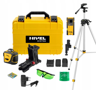 Krížový laser - Nivel System CL3D-G Green Laser + Snímač statívu