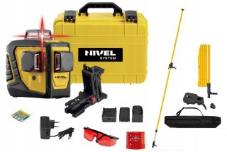 Krížový laser - NIVEL SYSTEM CL3D CROSS LASER 3X360 POLE 3,3M