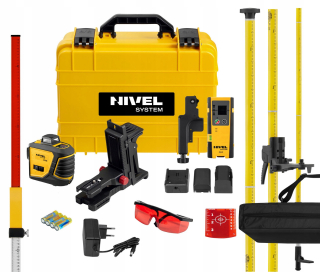 Krížový laser - NIVEL CL3D System Laser Set Patch Sensor