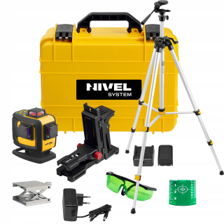 Nivelak -  KRÍŽOVÝ LASER NIVEL SYSTEM CL4D-B + STOJAN SJJ-M1