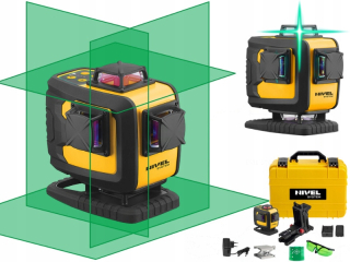 Krížový laser - Nivel System CL4D-G Cross Laser 4x360 Zelená