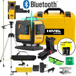 Krížový laser - Nivel System CL4D-G Green Laser + Set + Sensor
