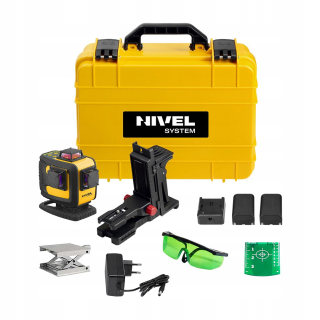 Krížový laser - Nivel System CL4D-G Green Cross Laser 4x360