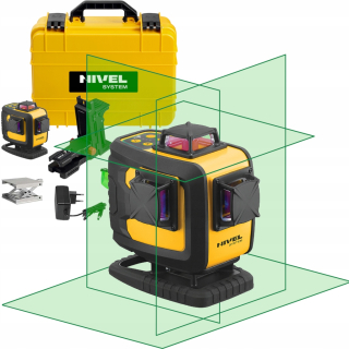 Krížový laser - Rovina NIVEL SYSTEM CL4DG - laser 4x360