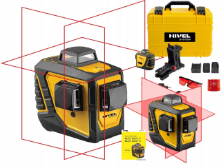 Krížový laser - NIVEL SYSTEM CROSS LASER CL3D ZVÝŠENIE 3 x 360