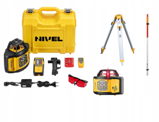 Nivelak -  SYSTÉM NIVEL ROTARY LASER LEVEL NL520 + KOM