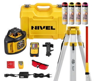 Nivelak - SYSTÉM NIVEL NL520 LEVEL + STOJANOVÝ STOJAN + FARBY