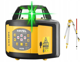 Nivelak -  NIVEL SYSTEM NL520G ÚROVEŇ OTOČNEJ ÚROVNE + STOJAN