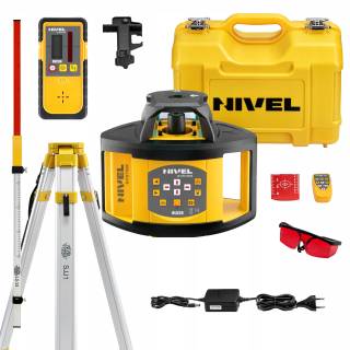 Nivelak -  SYSTÉM ÚROVNE LASEROVEJ ÚROVNE NL520 + POŠTY + TRIPOD