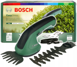 Nožnice - NOHAVICE EASYSHEAR od firmy BOSCH + 2 NOŽE na trávu a kríky
