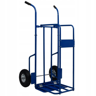 Modrý drevený vozík 120 kg oceľ