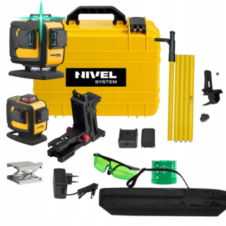 Krížový laser - NIVEL CL4D-G Systém Cross Laser + LP-33