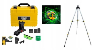 Krížový laser - Laserový statívový detektor NivelSystem CL3D-G ZELENÝ