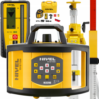 Nivelak -  Súprava rotačného lasera NIVEL System NL520 DIGITAL