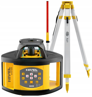Nivelak -  Rotačný laser Nivel System NL520, statív + zamestnanci