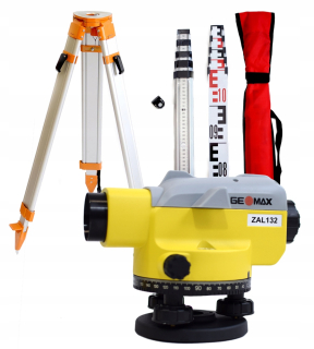 Nivelak - Optická vodováha GeoMax Zal132, statív + pracovníci HIT