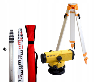 Nivelak - Sada optickej vodováhy Topcon AT-B3, statív