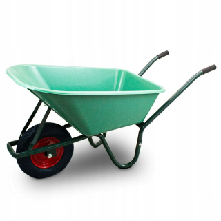 Nový fúrik s 100L miskou z PVC s plným kolesom