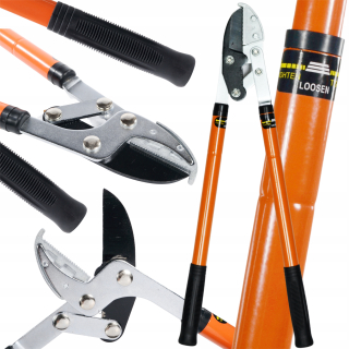 ČIERNA nákovová teleskopická nožnica - rez 55mm
