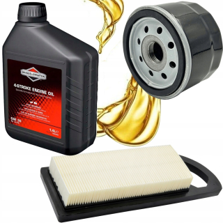 Olej do kosačky Briggs & Stratton 1,4 l + 2 ďalšie produkty