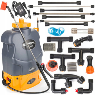 Postrekovač - Akumulátorový postrekovač 20L Powermat Hit Set