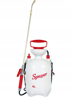 Postrekovač - Tlakový postrekovač 4L litre + mosadzná lanca