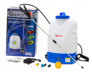 Postrekovač - Elektrický batohový postrekovač pre batériu