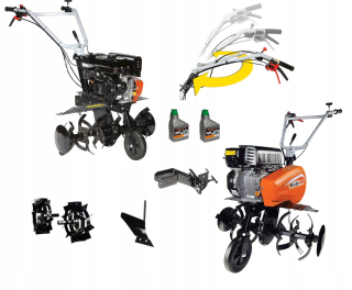 Kultivátor -  Oleo-Mac MH 175 RK kultivátor + KOLESÁ + PLOW