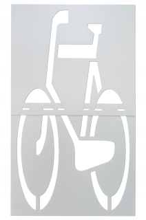P-23 Šablóna bicyklov Cestná bicykla trasa trvanlivú