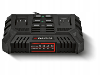 Dvojitá nabíjačka PARKSIDE PDSLG 20 A1