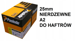 Sponkovačka, nastreľovačka - Passlode Nails 25 A2 z nerezovej výšivka IM45G